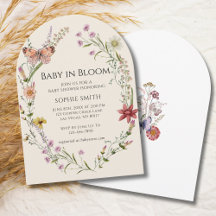 Wildblume Botanische Kinderdusche im Blut