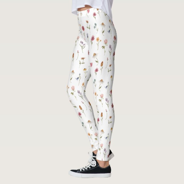 Wildblume Botanischer Garten Leggings (Links)