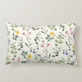 Wildblume-botanisches lumbales mit Blumenkissen Lendenkissen