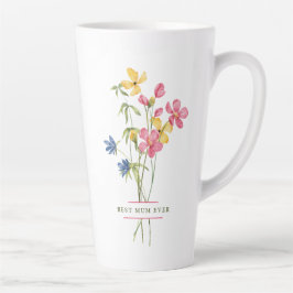 Wildblume Bouquet Best Mum Ever Milchtasse