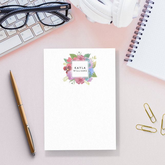 Wildblume Bouquet Personalisiert Post-it Klebezettel (Von Creator hochgeladen)