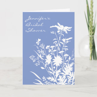 Wildblume Brautdusche Einladung - 12x18 Card