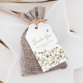 Wildblume Brautparty Gefallen Geschenkanhänger