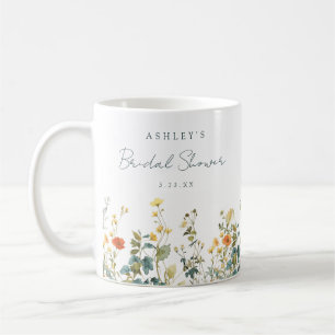 Wildblume Brautparty Gefallen Kaffeetasse