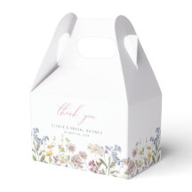 Wildblume Brautparty Gefälligkeitsbox Rosa Blüte