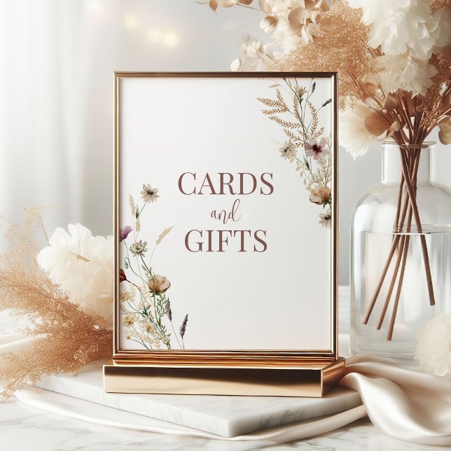 Wildblume Brautparty Karten und Geschenke Poster (Von Creator hochgeladen)