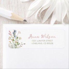 Wildblume Brautparty Rücksendeadresse