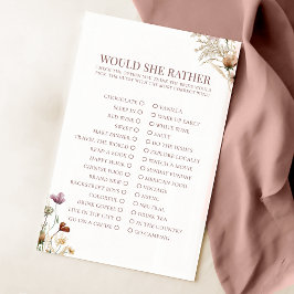 Wildblume Bridal würde eher spielen