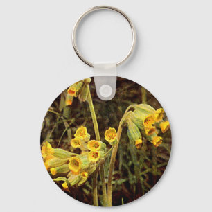 Wildblume: Cowslip Schlüsselanhänger