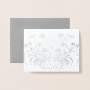 Wildblume denken folienkarte