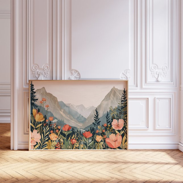 Wildblume der Bergwelt 20x16" Poster (Von Creator hochgeladen)