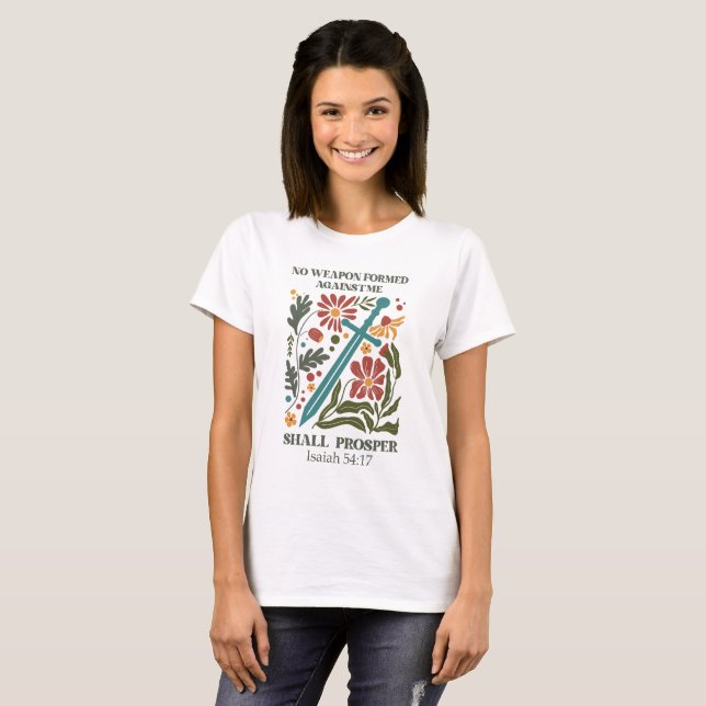 Wildblume der Inspirationsbibliotheken T-Shirt (Vorne ganz)