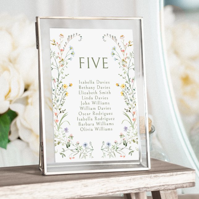 Wildblume der Wiesen-Blume Hochzeiten von Tischnum Tischnummer (Von Creator hochgeladen)