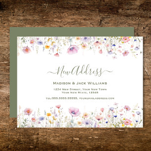 Wildblume des Haushalts neue Adresse Neue Zuhaus
