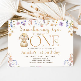 Wildblume, die ein Sonnenschein einen 1. Geburtsta Einladung