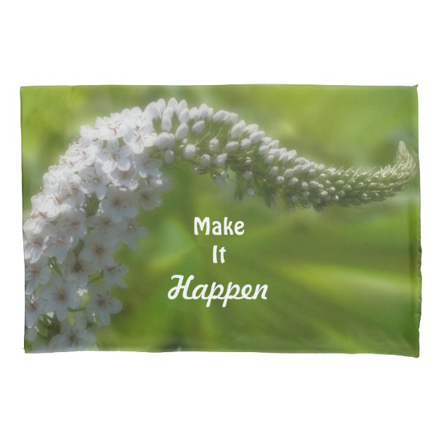 Wildblume eines inspirierenden Zitats Kissenbezug (Vorderseite)