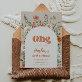 Wildblume Einladung zum Geburtstag | Erste Wildblu