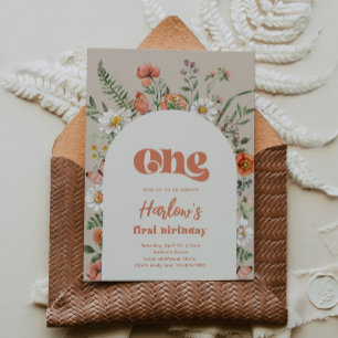 Wildblume Einladung zum Geburtstag   Erste Wildblu