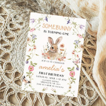 Wildblume Einladungen für ein sonniges Mädchen zum