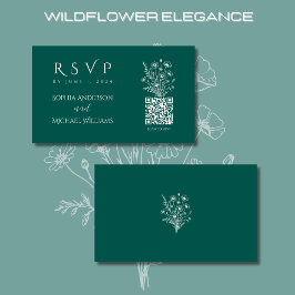 Wildblume Elegance-UAWG-QR-Code- Visitenkarte