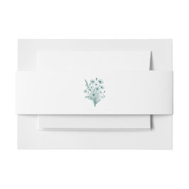 Wildblume Elegance Wedding- Einladungsbanderole