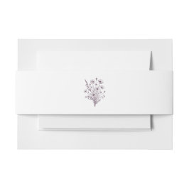 Wildblume Elegance Wedding- Einladungsbanderole
