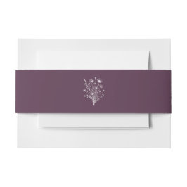 Wildblume Elegance Wedding- Einladungsbanderole