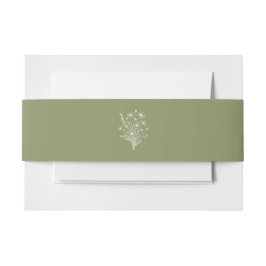 Wildblume Elegance Wedding- Einladungsbanderole