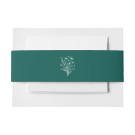 Wildblume Elegance Wedding- Einladungsbanderole