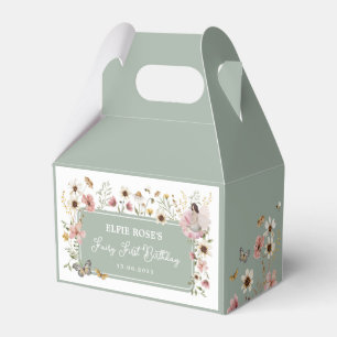 Wildblume Fairy Sage Green Garden Tee Party Geschenkschachtel