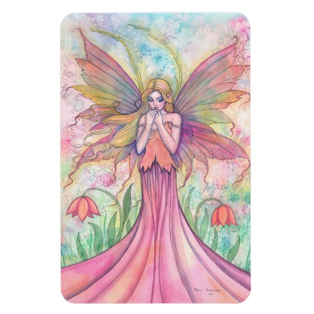 Wildblume Fairy Vinyl Large Magnet (Vertikal)