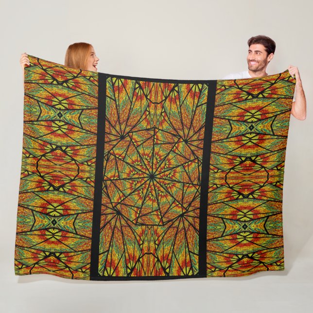 Wildblume Fleecedecke (Beispiel)