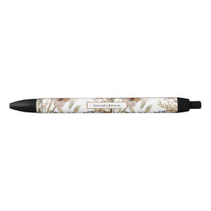 Wildblume Floral Aquarell Name Pen Kugelschreiber