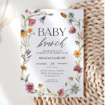 Wildblume Floral Baby Brunch Einladung<br><div class="desc">Feiern Sie Ihre Ankunft mit dieser kleinen Wildblume Floral Baby Shower Einladung! Das Design ist perfekt für jede Babydusche und wird mit passenden Etiketten geliefert,  um die glücklichen Neuigkeiten zu teilen. Wildblume Floral Baby Brunch</div>