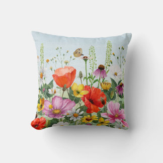 Wildblume Floral Kissen