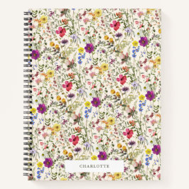 Wildblume Florals SpiralNotebook Notizbuch