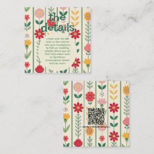 Wildblume Frühjahr Begleitkarte