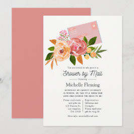 Wildblume Frühjahr Brautparty per Post Einladung