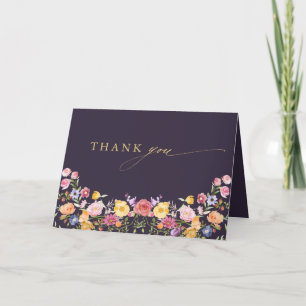 Wildblume Frühjahr Dankeskarte
