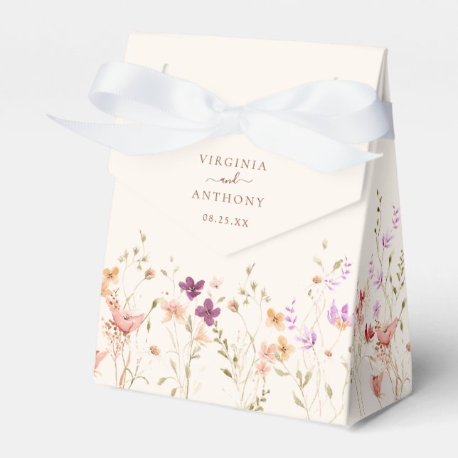 Wildblume Frühjahr Geschenkschachtel (Vorderseite)