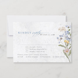 Wildblume Frühjahr RSVP Karte
