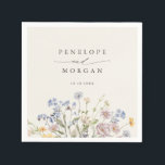 Wildblume Frühjahr Serviette<br><div class="desc">Erleben Sie die Schönheit der Natur an Ihrem besonderen Tag mit unseren exquisiten Wildblume Aquarell Hochzeitsnapkins. Elegant, einzigartig und blühend mit Liebe. Verwenden Sie die Textfelder, um Ihr Design mit Ihren eigenen Texten und Details zu personalisieren. Wenn Sie gewollt haben, den Stil, die Farbe oder die Textplatzierung des Schriftartes zu...</div>