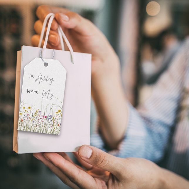 Wildblume für Wasserfarben Geschenkanhänger (Von Creator hochgeladen)