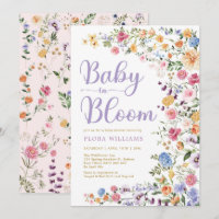 Wildblume Garden Baby in Bloom Baby Girl Dusche
