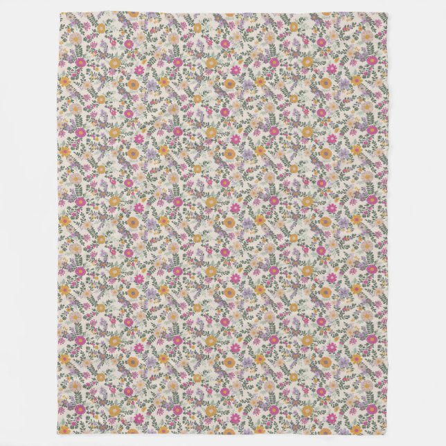 Wildblume Garden Fleece Blanket - Folklore (Vorderseite)