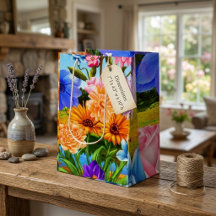 Wildblume Garden Geschenktasche