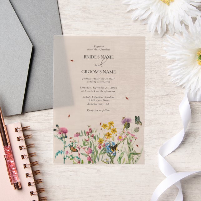 Wildblume Garden & Insekten Hochzeit (Hochzeit)