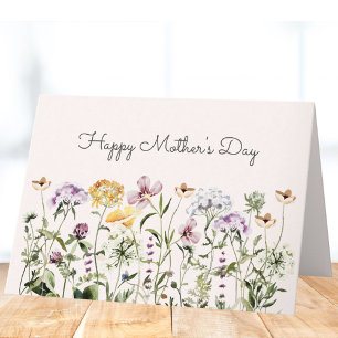 Wildblume Garden Mothers Day Karte