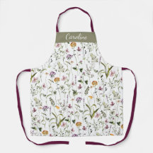 Wildblume Garden Pattern Individuelle Name