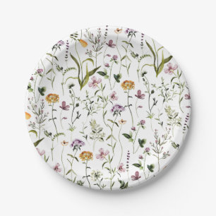 Wildblume Garden Pattern Pappteller